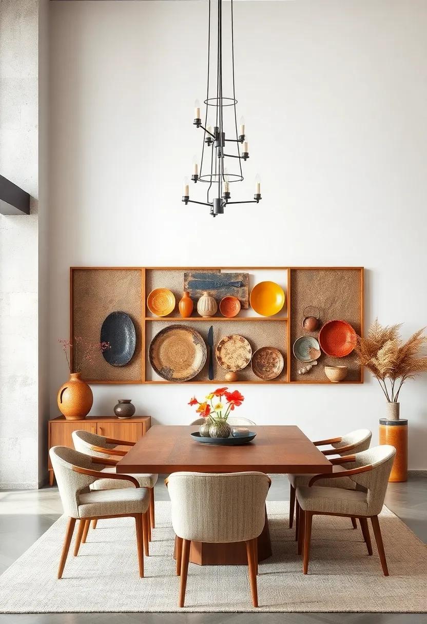 Pottery Displays: Mount small handcrafted pottery pieces to the wall, combining art‌ with functionality while celebrating craftsmanship