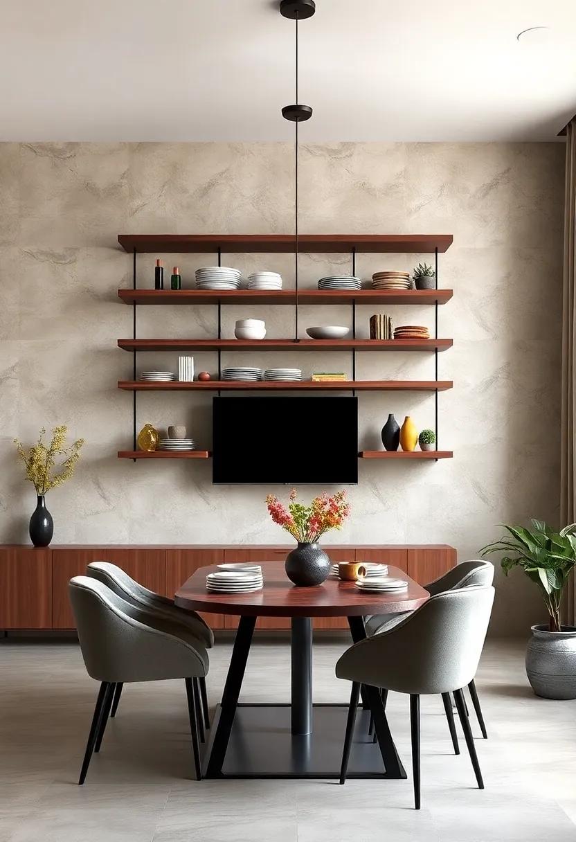Minimalist Magic: Opt for sleek, floating​ shelves that maintain an ⁢airy feel while showcasing​ your favorite tableware