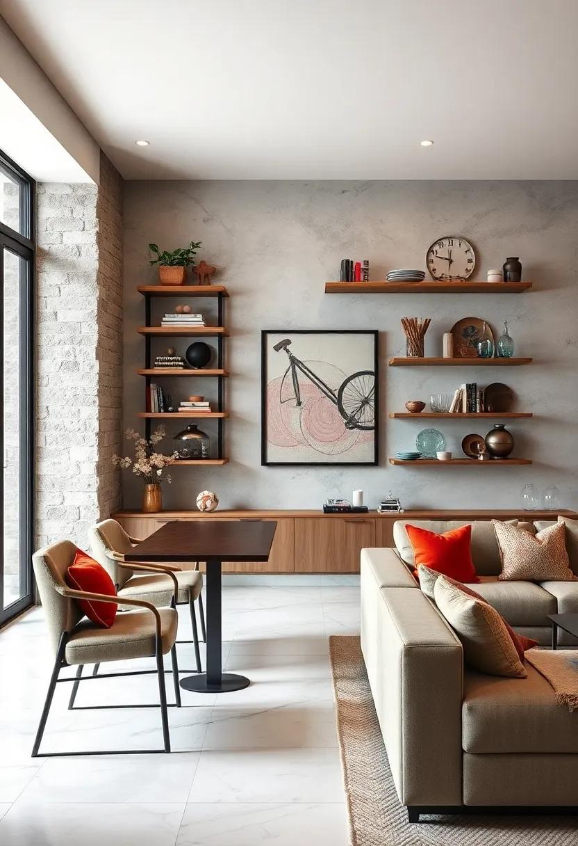 Chic Graffiti: Opt for artistically designed⁣ shelves that incorporate graffiti art or ⁢graphic designs ​for a‍ playful dining vibe