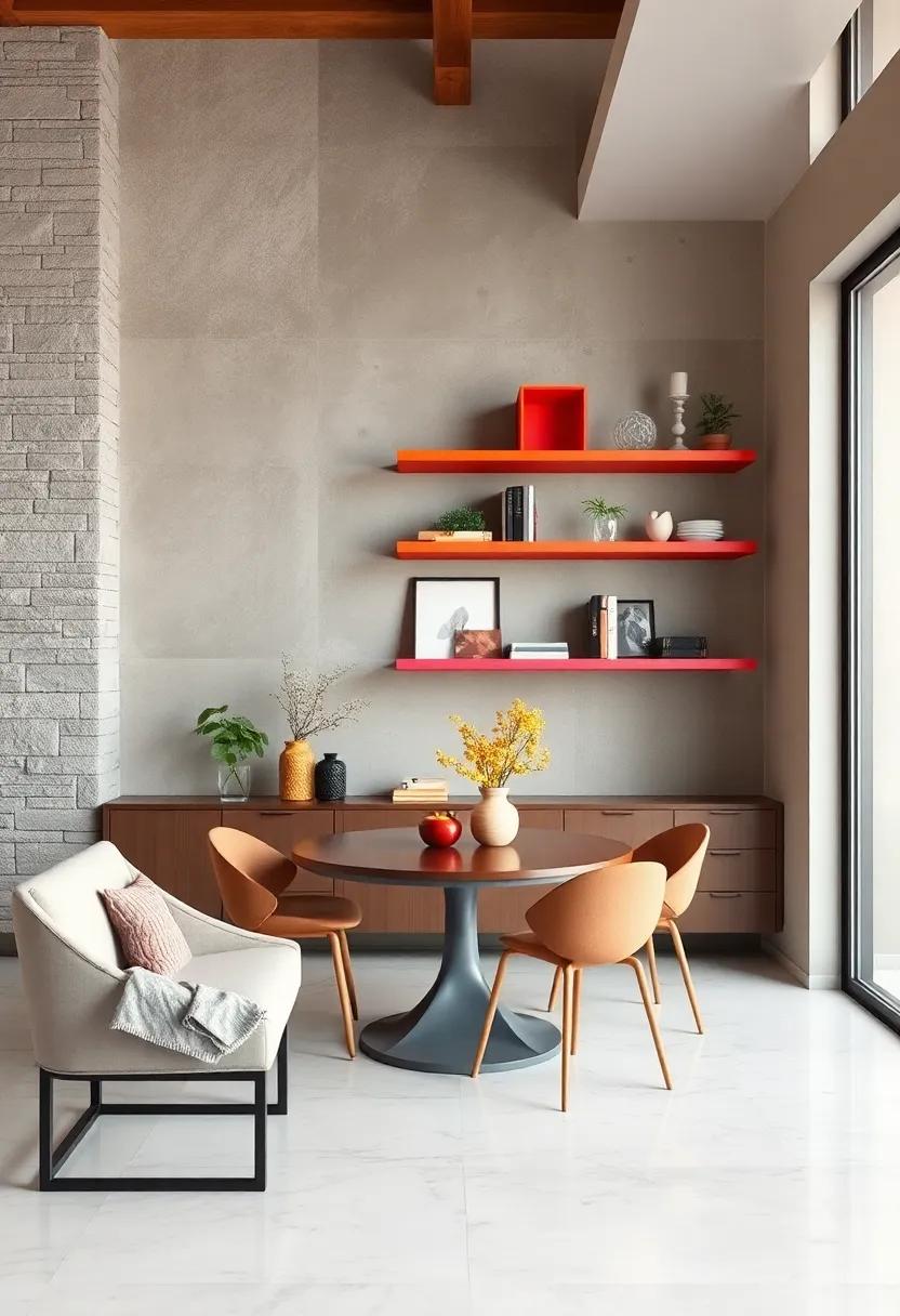 Bold ​color Pop: Make a statement with‍ vibrant, painted shelves‍ that contrast beautifully against neutral ⁣walls