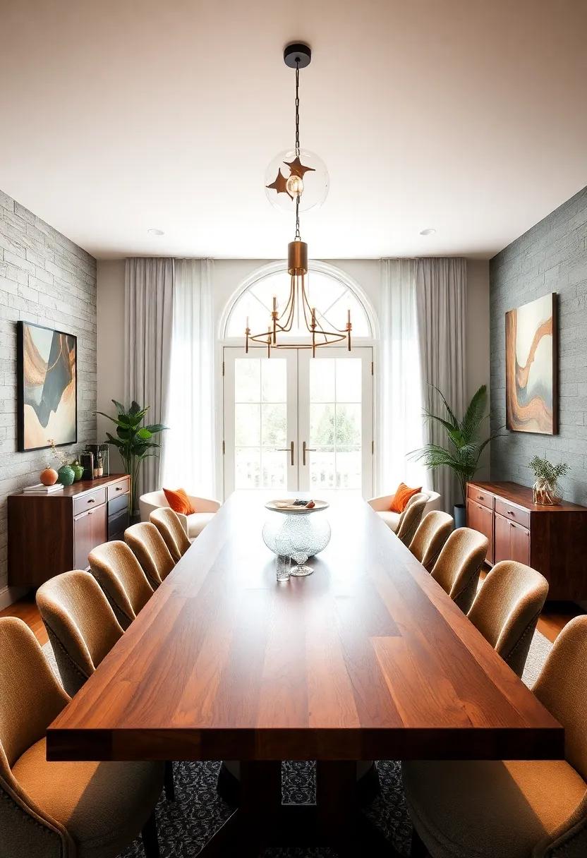 revamp Your Dining Table with a Custom Stain: Give your dining table a fresh look by experimenting with different stain colors to match your home's aesthetic