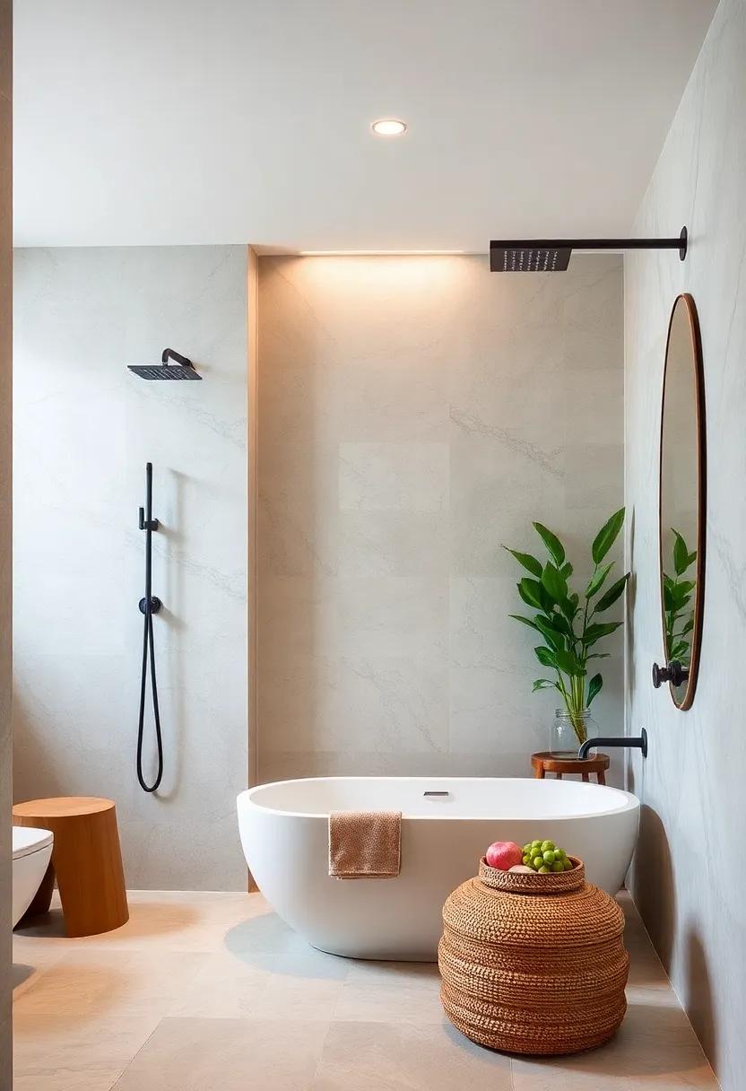 Family-Friendly⁢ Features: Incorporate⁢ adjustable handheld showerheads alongside a fixed⁣ dual setup for a versatile family-friendly ​bath solution