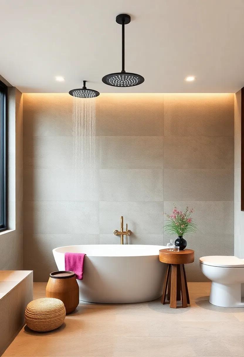 Reinvented Classics: Choose dual showerheads with ​modern twists on ‌classic designs, merging traditional elegance with contemporary functionality