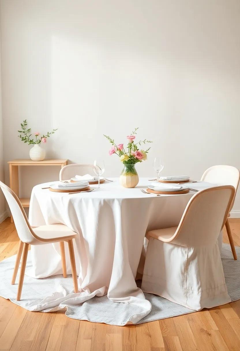 Transform Your Dining Table with Pastel-hued Linens for a Soft Spring Vibe