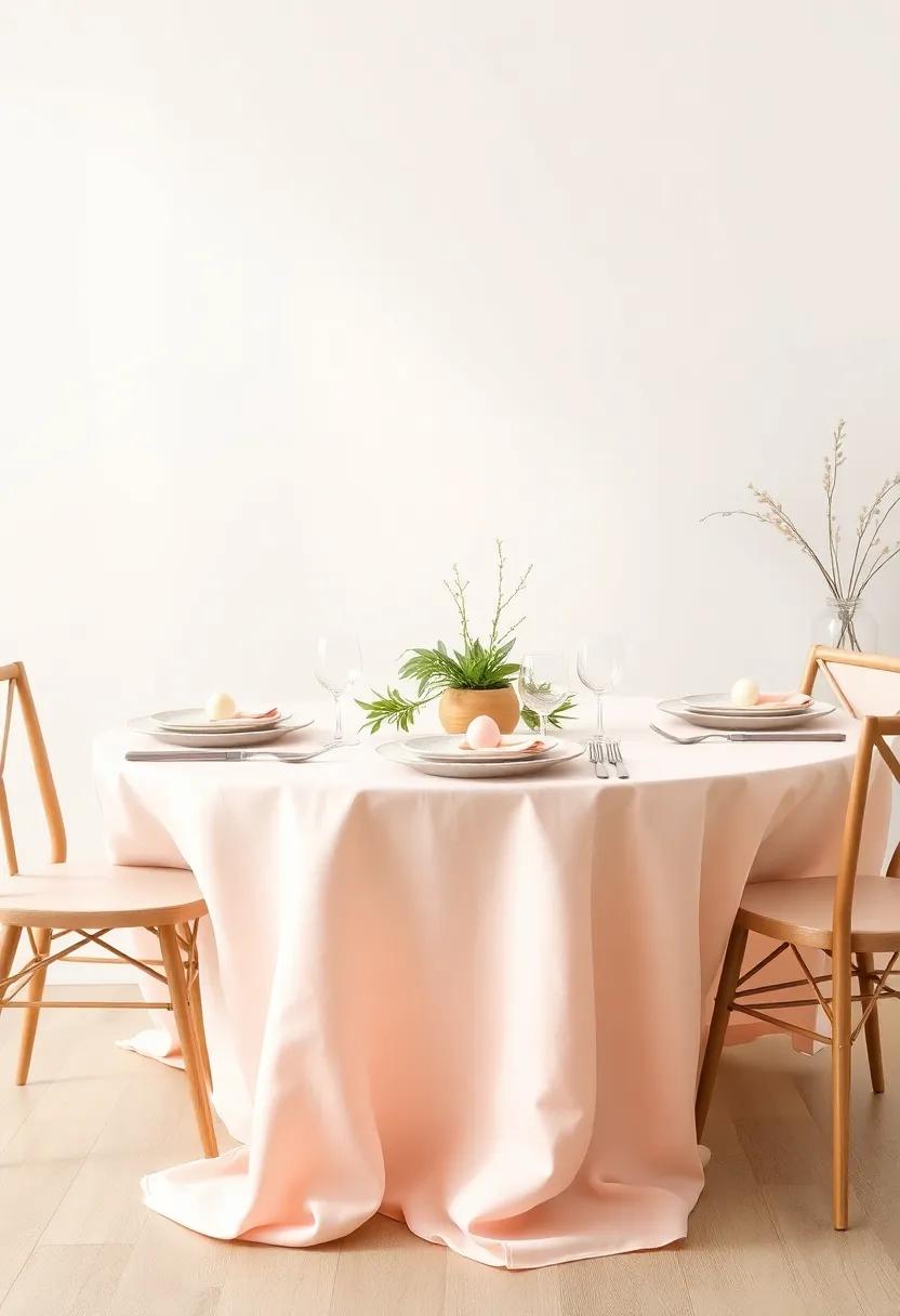 Pastel Table Linens That Invoke a Joyful Atmosphere