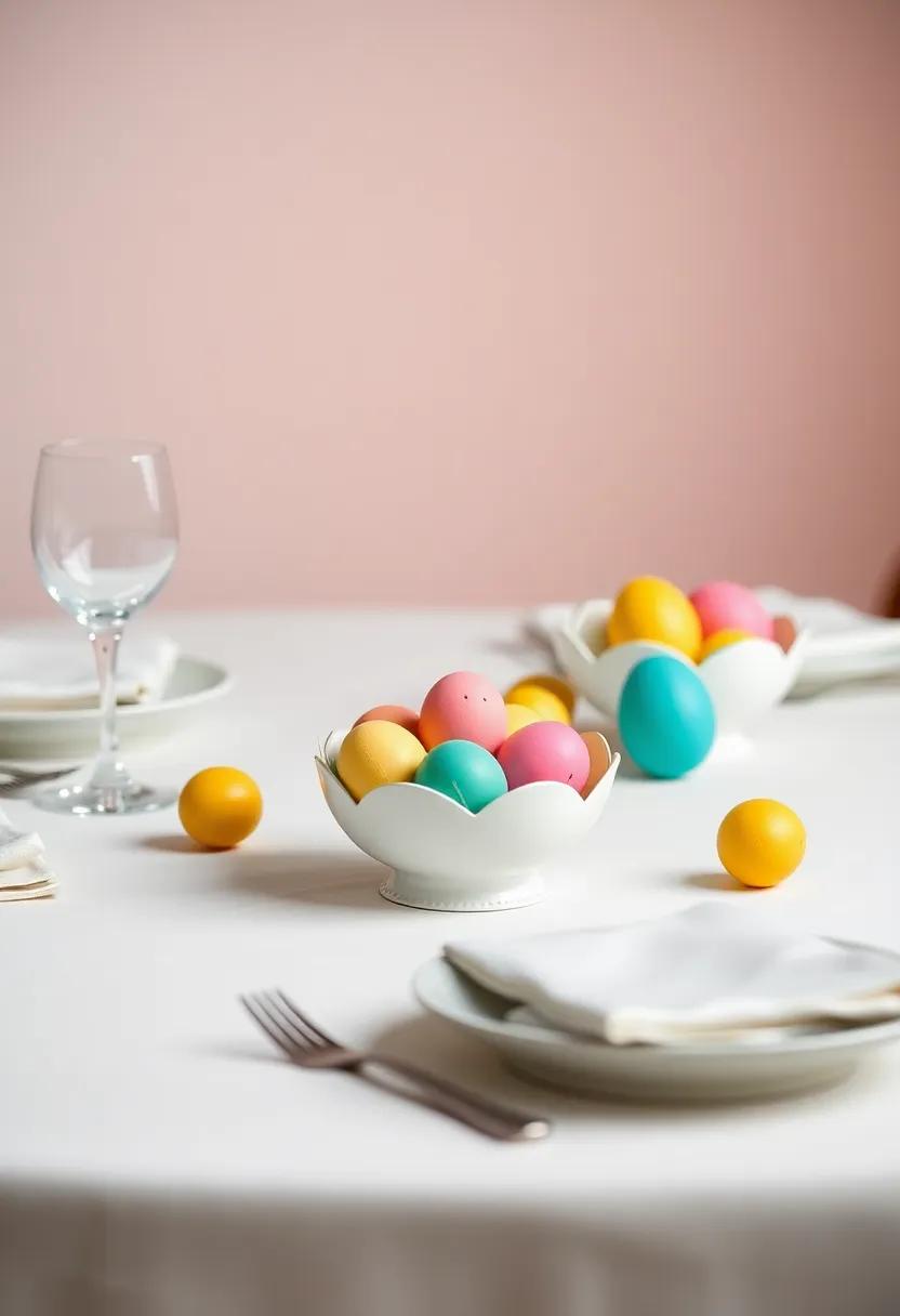 Colorful Egg Place Settings That Radiate Celebration