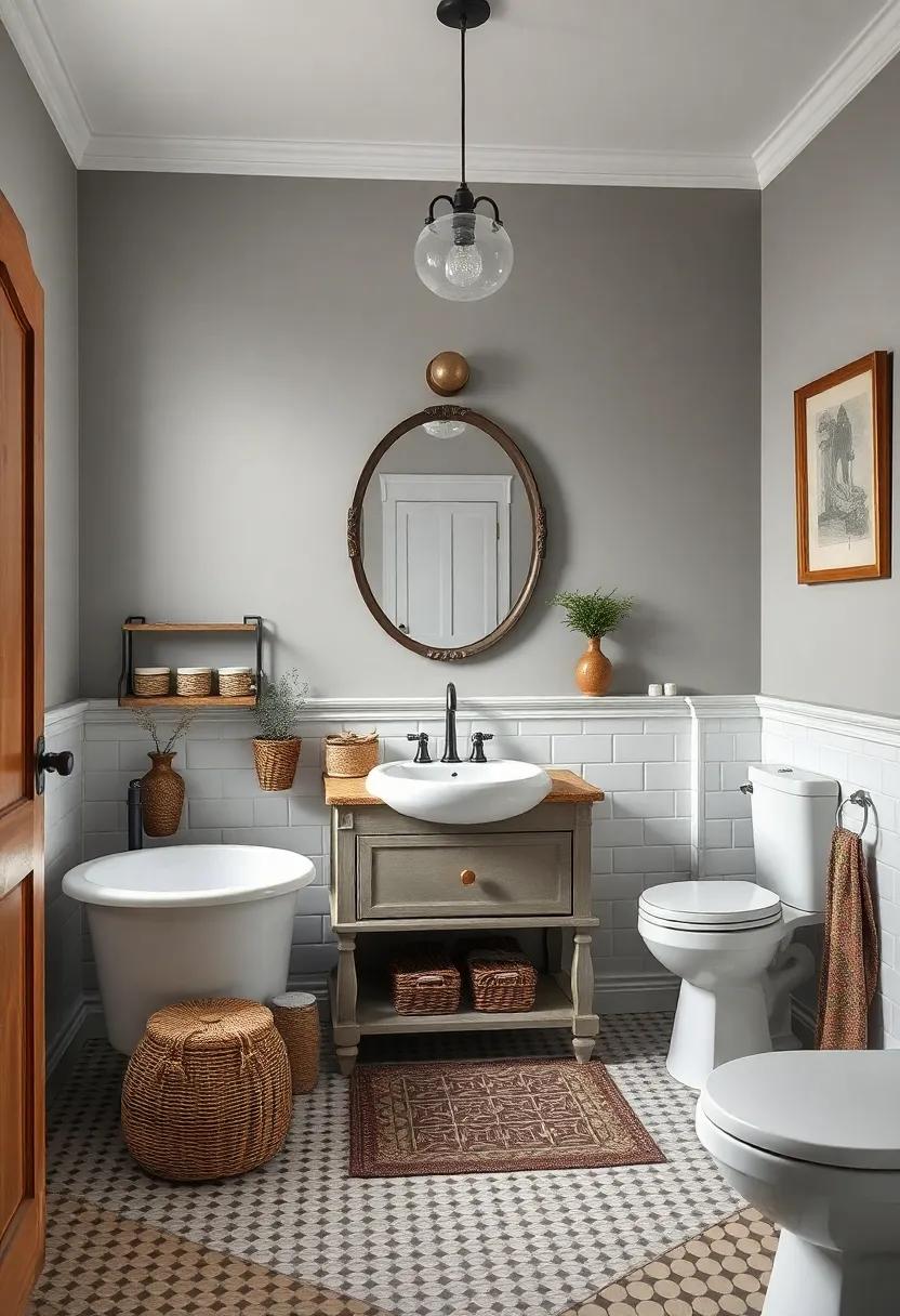 Incorporating Antique Furniture as Unique Storage Solutions in the Bathroom