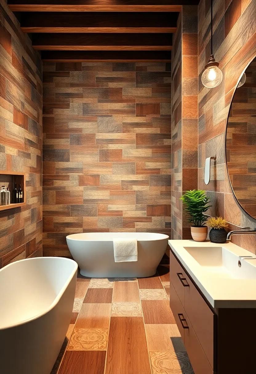 Textured Tiles: adding Depth and Character to Your Bathroom