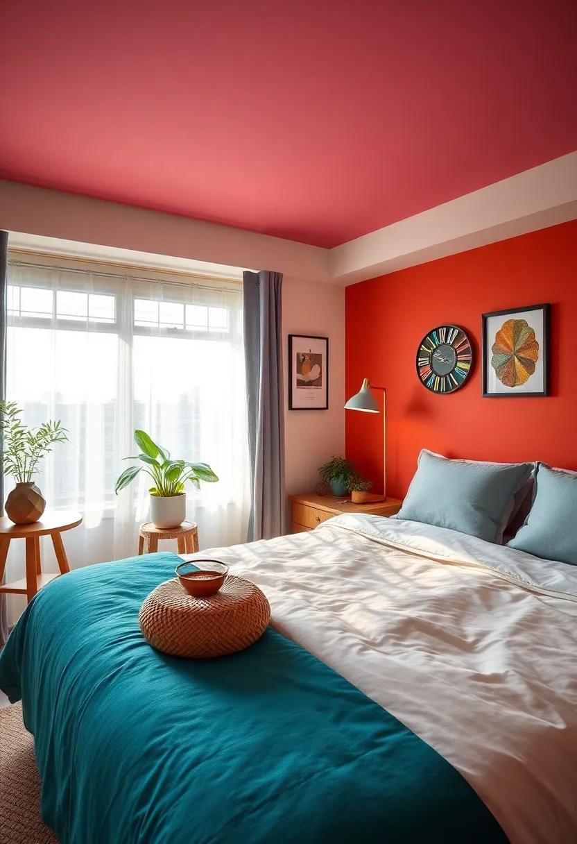 The Role of Statement Lighting‍ in elevating Eclectic Bedroom Design