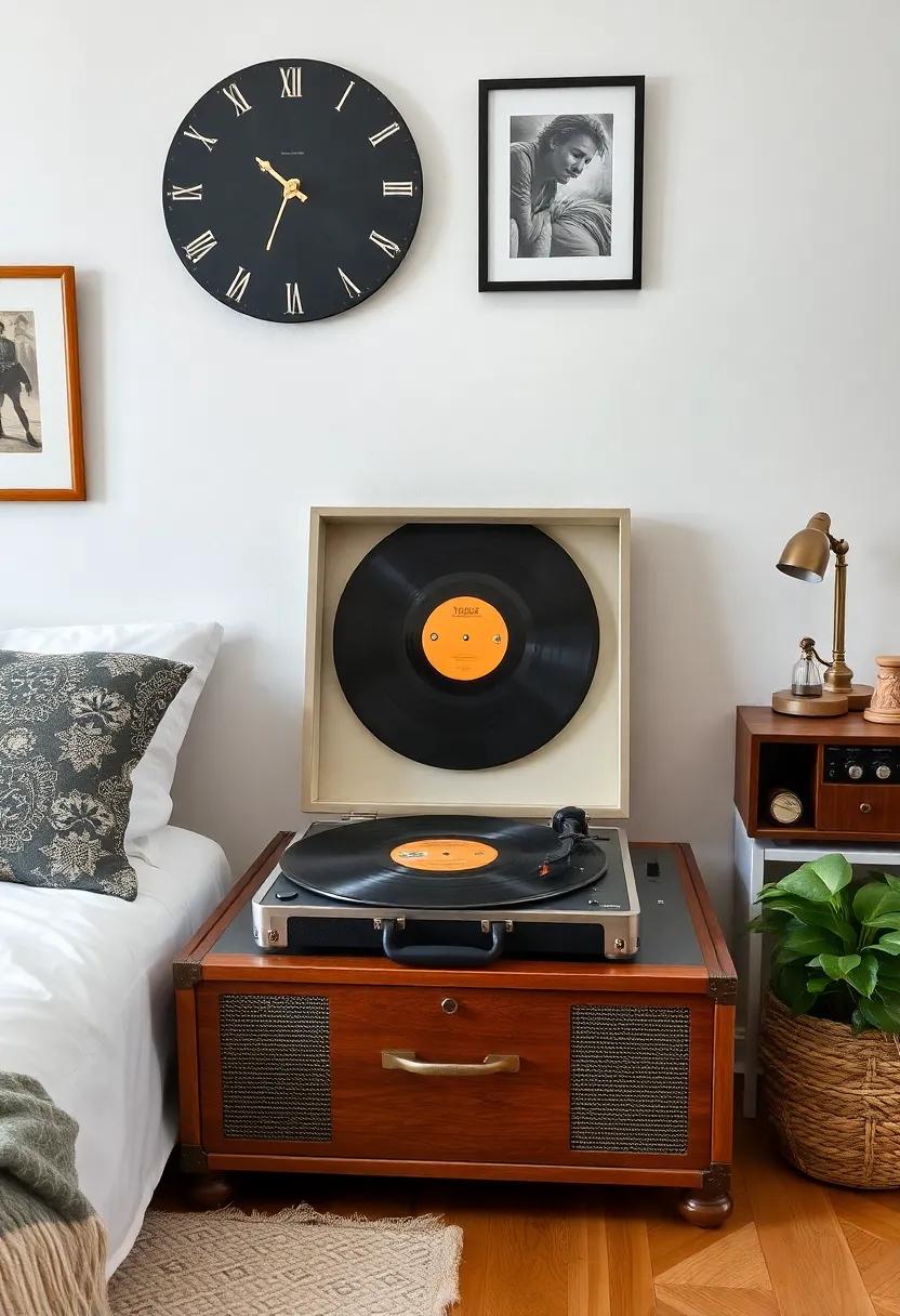 Retro Vinyl Record⁣ Player - Infuse your space with nostalgic sounds, while also serving as a‌ stylish decorative element