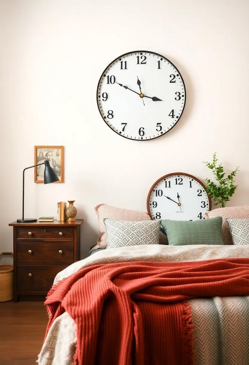 Retro ⁢Wall Clock ‍-‌ A ⁢large, quirky wall clock‍ not only serves a purpose but also brings a fun, vintage vibe to your ‍decor
