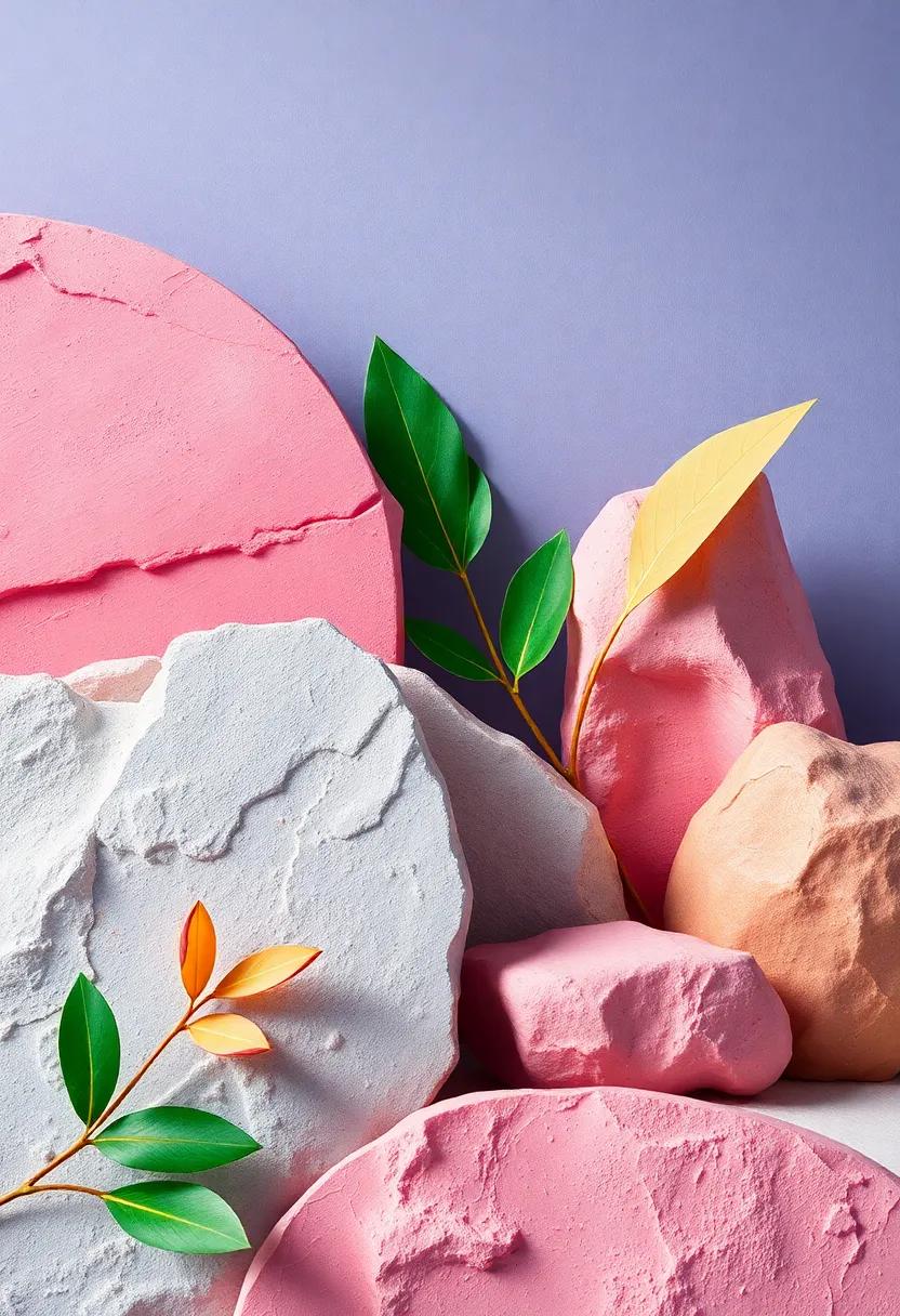 Natural Elements: Blending Organic Textures with Vibrancy