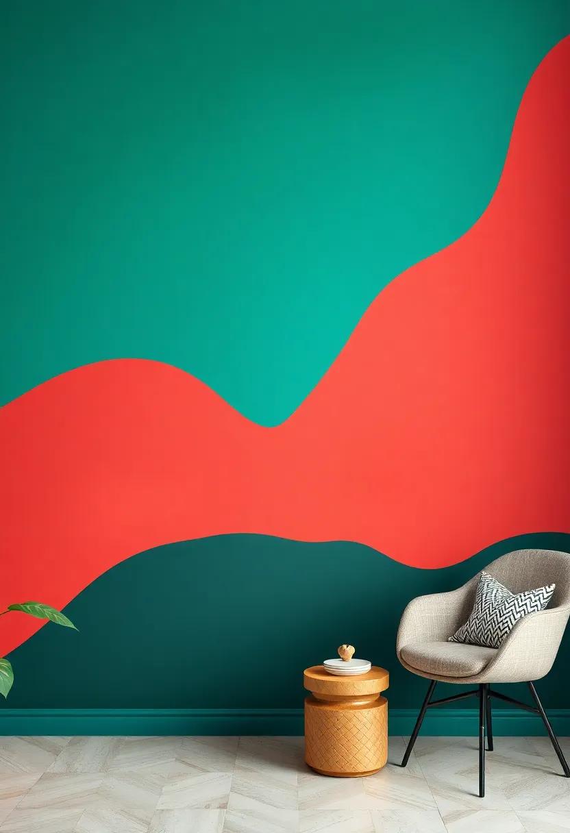 Dramatic Accent Walls: A Canvas⁢ for Charismatic Colors