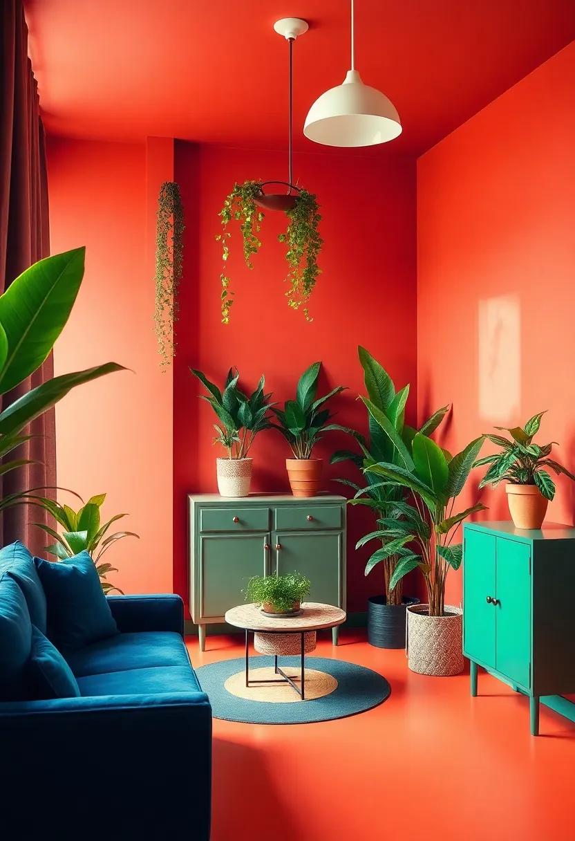 The Role of Plants and Greenery in Colorful Interiors