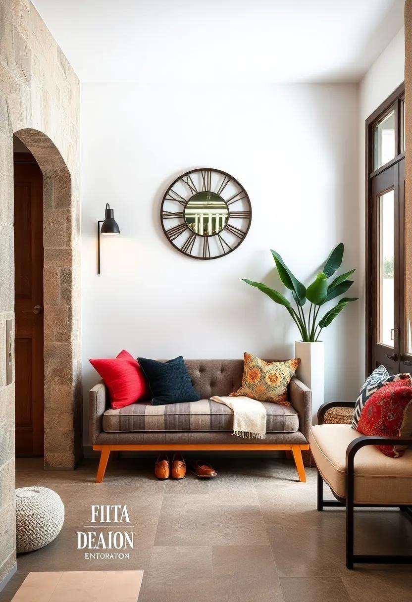 Multifunctional Furniture: Incorporate furniture that serves multiple purposes, like an entryway bench with storage for shoes and bags