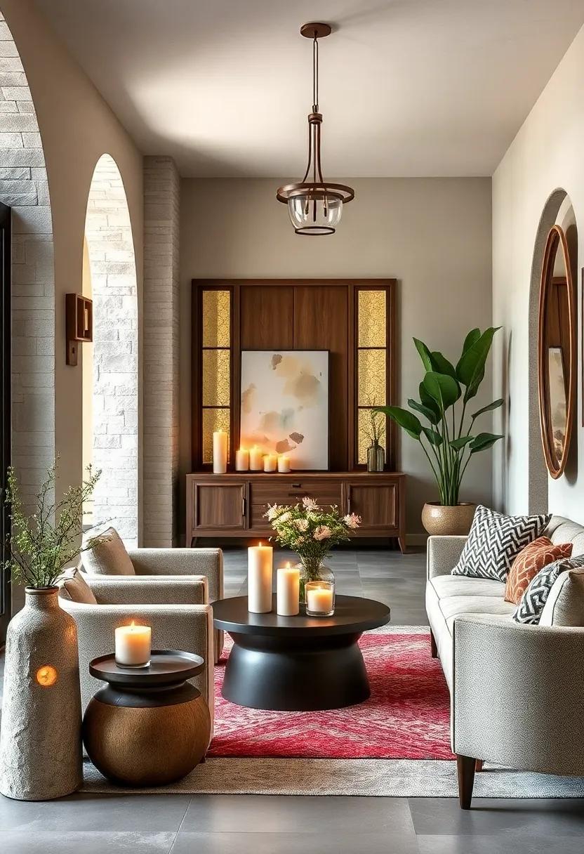 Scented Candles: Utilize scented candles or diffusers to create an inviting atmosphere that welcomes guests with delightful aromas