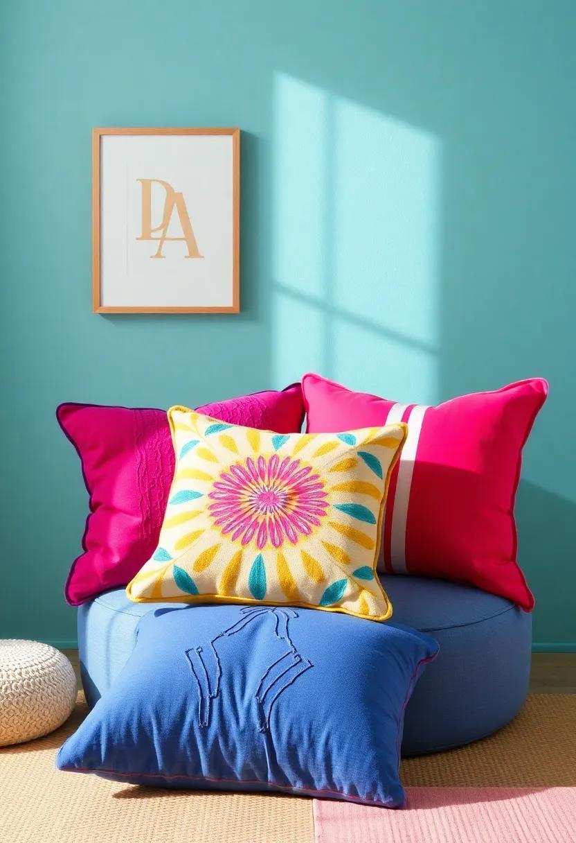 Colorful‍ Throw Pillows: Add‍ splashes of ⁣color and texture with a variety of throw ⁣pillows that invite comfort and express your personal style