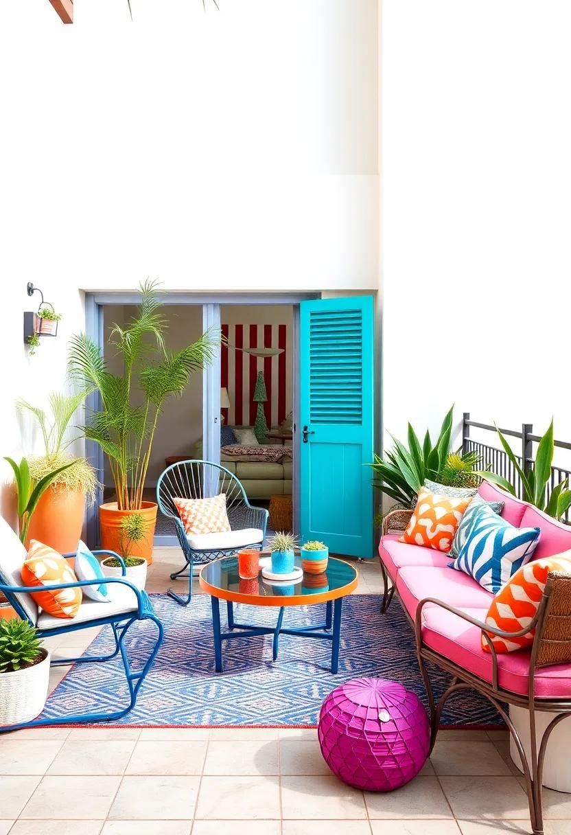 Dynamic Outdoor Spaces: Brighten your patio‍ or balcony⁣ with‍ colorful outdoor furniture⁢ and playful accessories ‌that encourage relaxation