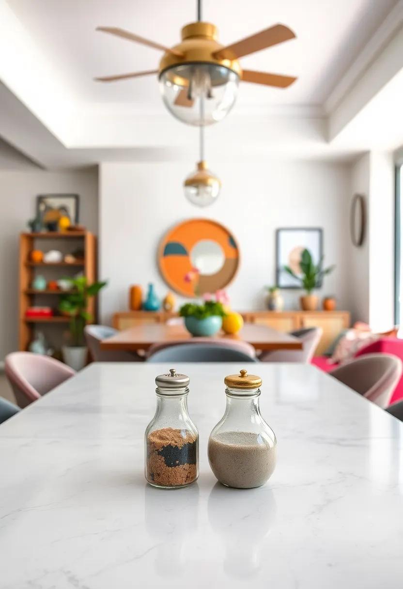 Unique Salt⁤ and⁤ Pepper⁤ Shakers: Select ​fun,mismatched shakers⁣ that‌ reflect your personality and ⁤enhance the playful ⁢aesthetic