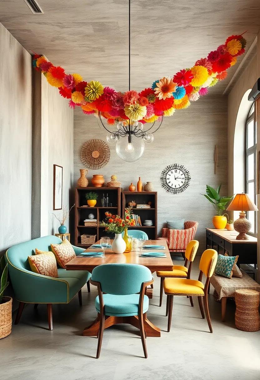 Mixed⁤ textile Cushions: Layer an ​assortment of colorful ‍cushions ​on ⁢dining chairs ⁣for added ​comfort and an inviting ⁢vibe