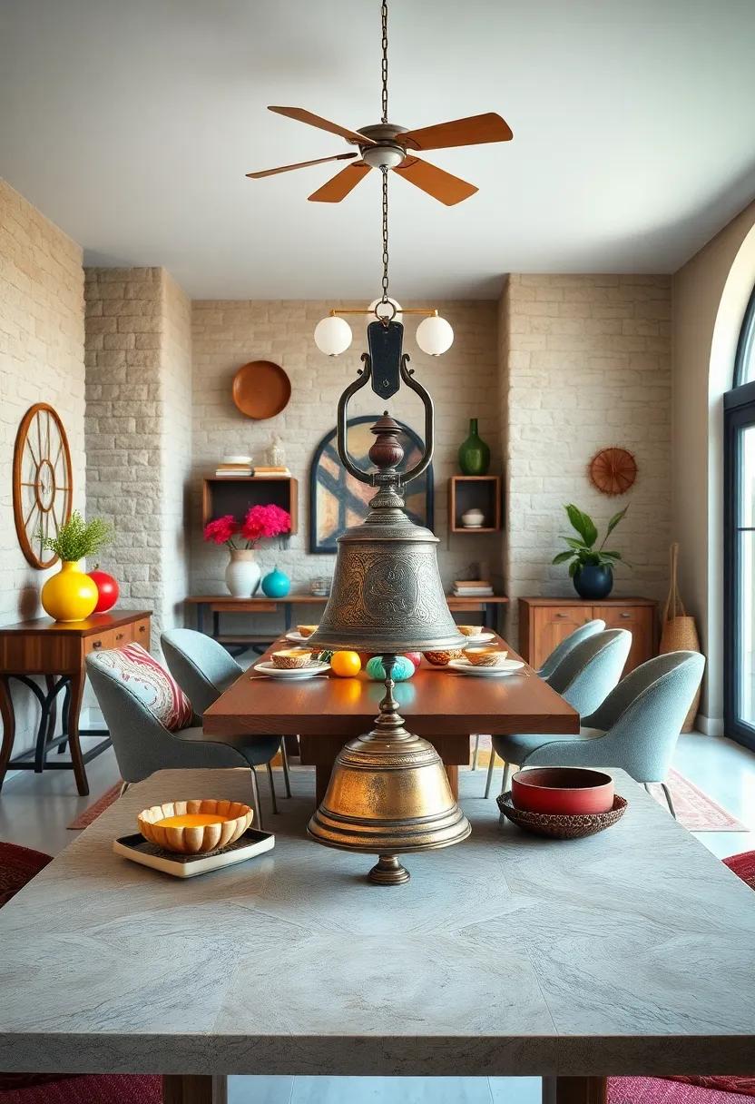 Striking Dinner​ Bell: Install⁤ a vintage ⁤dinner bell as a unique⁣ touch​ that brings a sense of nostalgia and​ charm ‍to mealtime