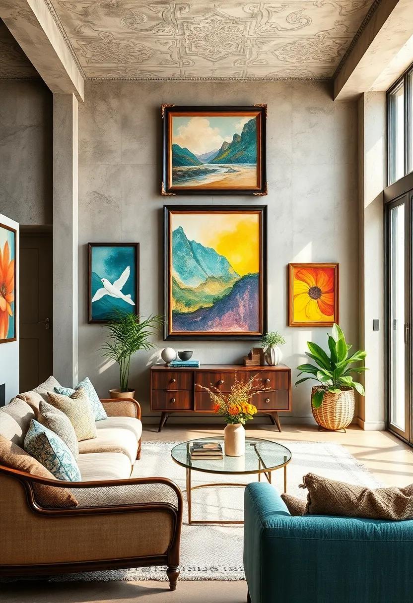 Upcycled Art Frames: Repurpose vintage frames with bold colors or textures to‍ display your favorite artwork,‌ combining ‌creativity‍ with sustainability