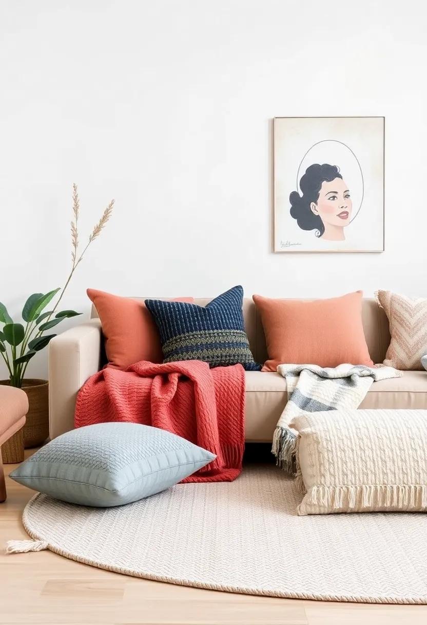 layered Textures for Depth and Warmth in Your Living Room Aesthetic