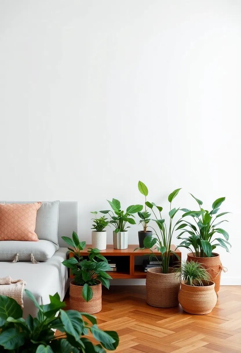 Incorporating plants for a Lush, Vibrant Feel in an Inspired Space