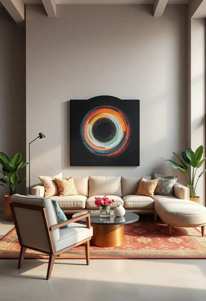 Creating a Focal Point with an Eye-Catching Art Piece or Installation