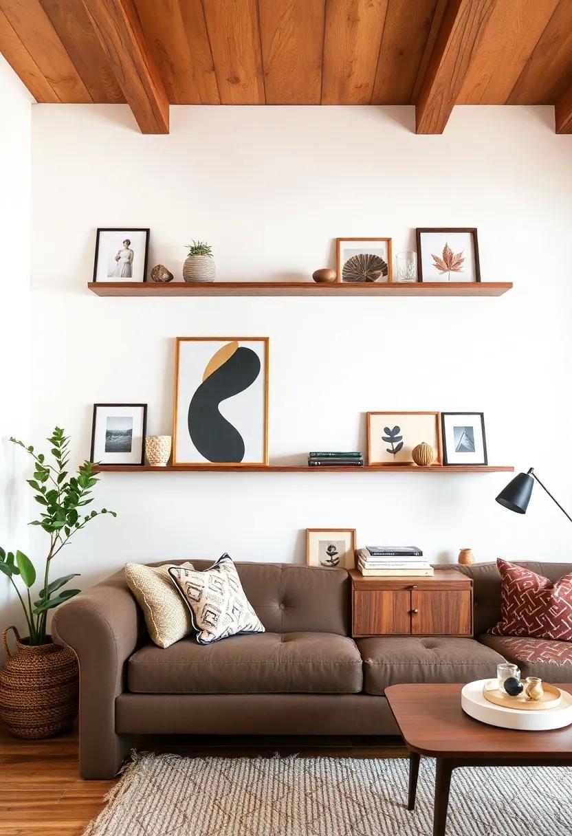 Revamping Shelves with Curated Collections and Artistic Displays