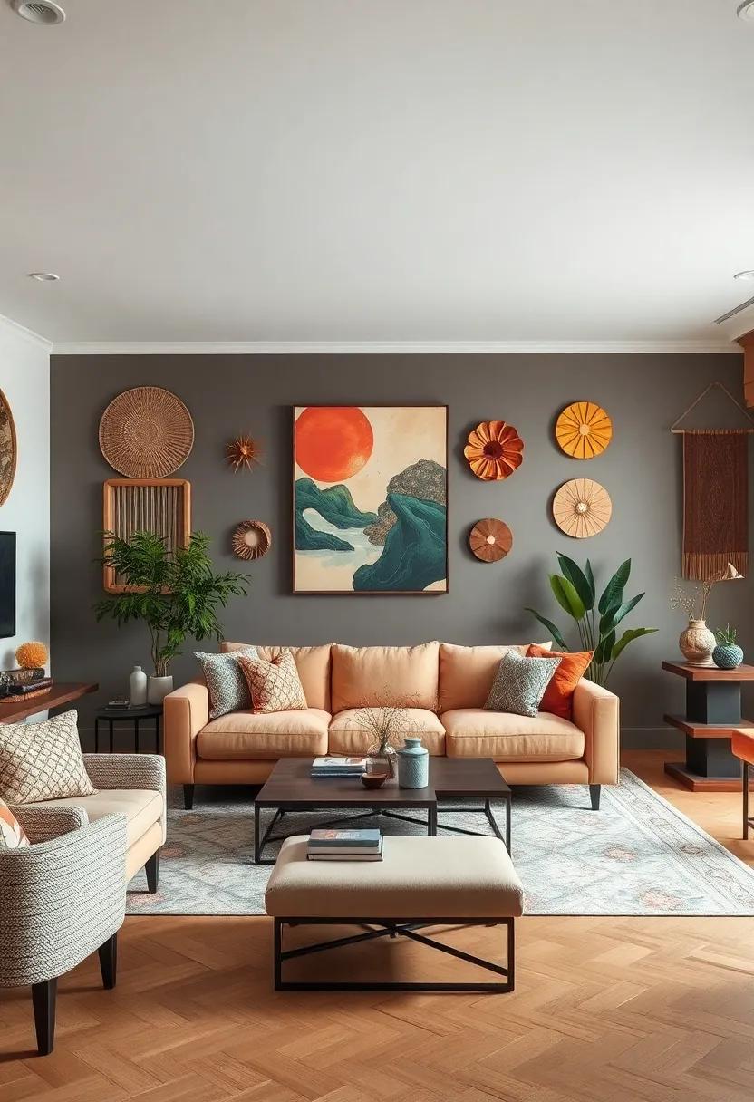 Creating Focal Points with Statement Art Pieces in Living Areas