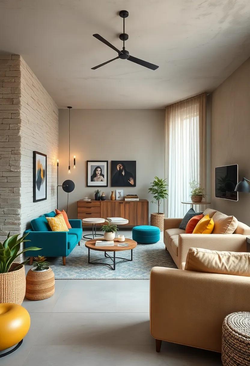 Highlight Textured Surfaces: Play with textures using materials like velvet, faux fur,‍ or wicker to enrich decor and add depth