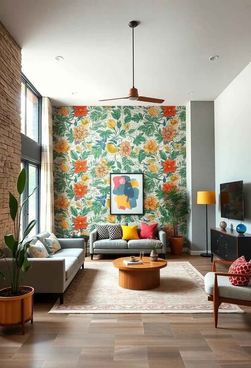 Experiment ​with Wallpaper: Choose bold,vintage-inspired‍ wallpaper for an accent wall,adding depth and ‍character to your space