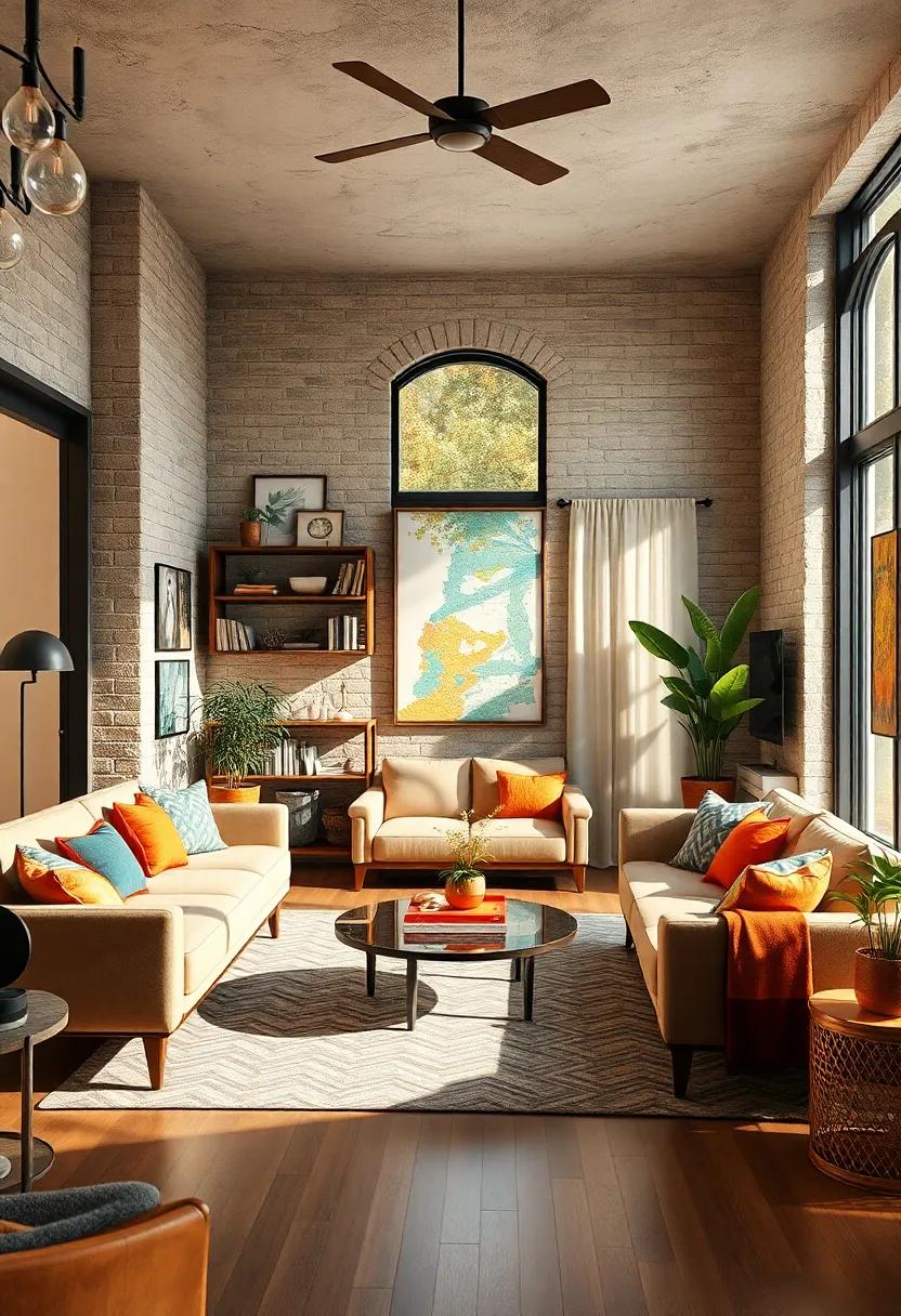 Use Modular Furniture:⁣ Choose adaptable ⁤pieces ‍that reflect a retro aesthetic, allowing for flexibility and creativity in⁣ your‌ layout