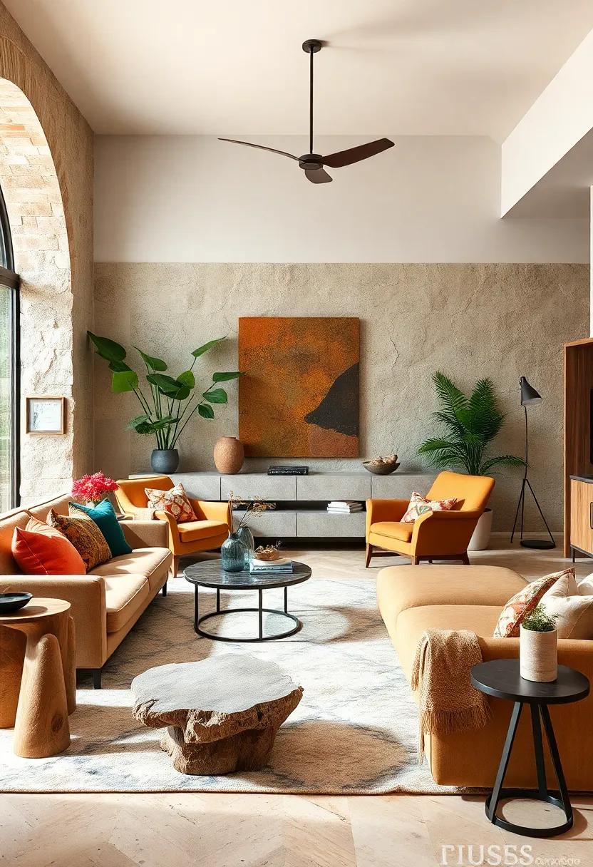 Integrating ⁢Natural Materials in sculptural Furniture for ‍Earthy Elegance