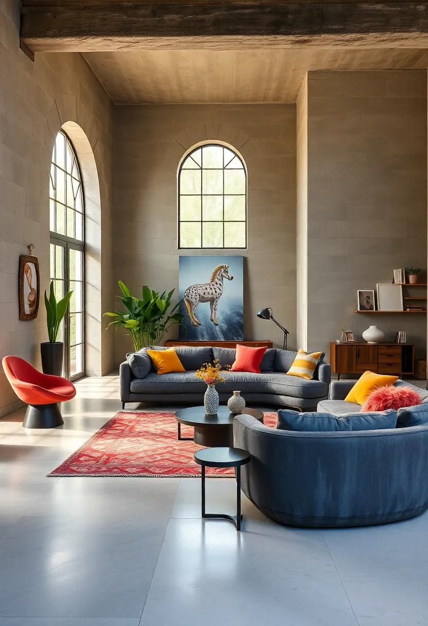 Capturing Movement and Flow in Spaces with ​dynamic Furniture Shapes