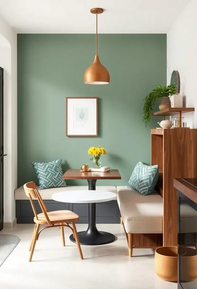 Cozy Nooks: carve out a small breakfast nook with comfortable seating to create an inviting space for casual dining and relaxed conversation