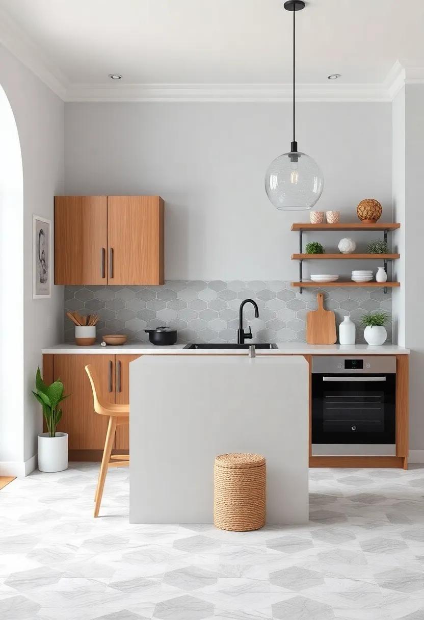 International Inspiration: Draw from different cultures to infuse your kitchen with unique elements, such as Moroccan tile patterns or Scandinavian simplicity