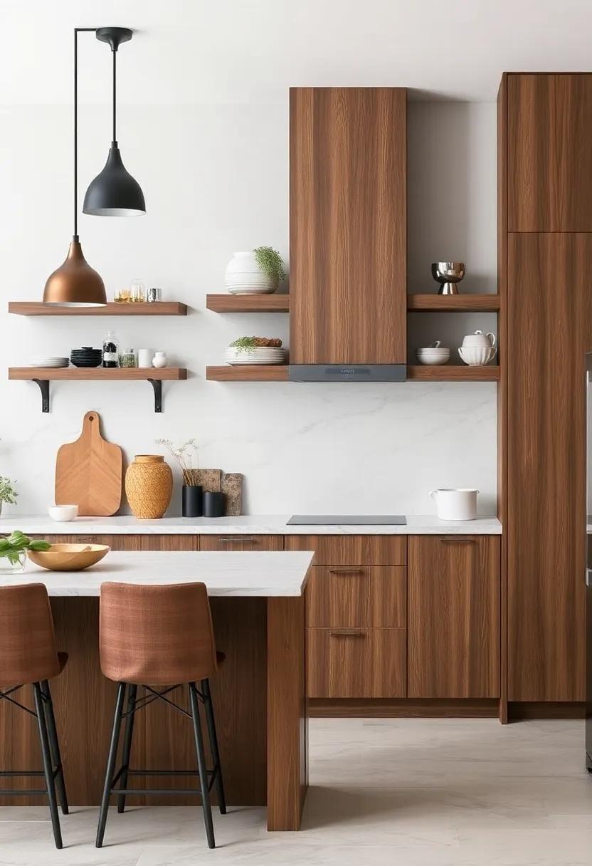 Mixed Materials: Combine wood,metal,and stone elements to create a rich,layered look that adds depth and texture to your kitchen