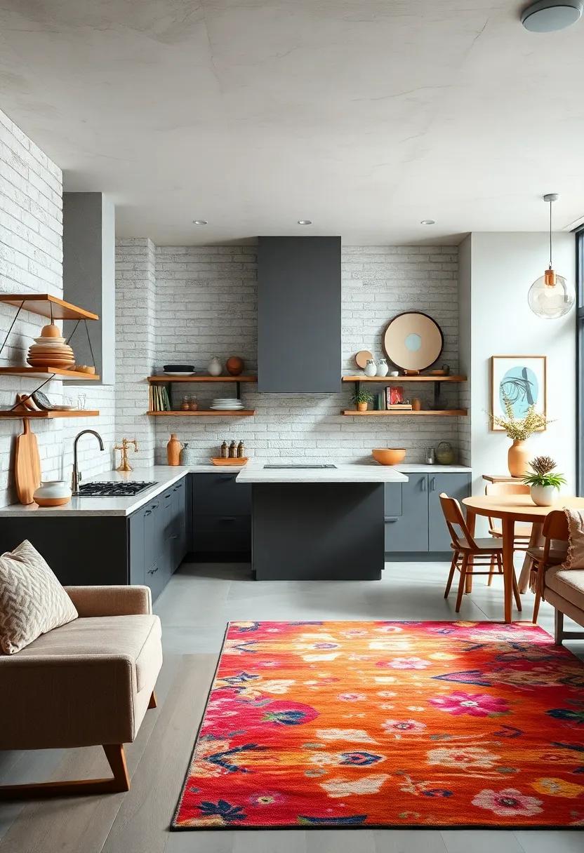 Artistic Rugs: Choose a vibrant area ​rug that complements your person ​aesthetics while grounding ⁣the⁣ space