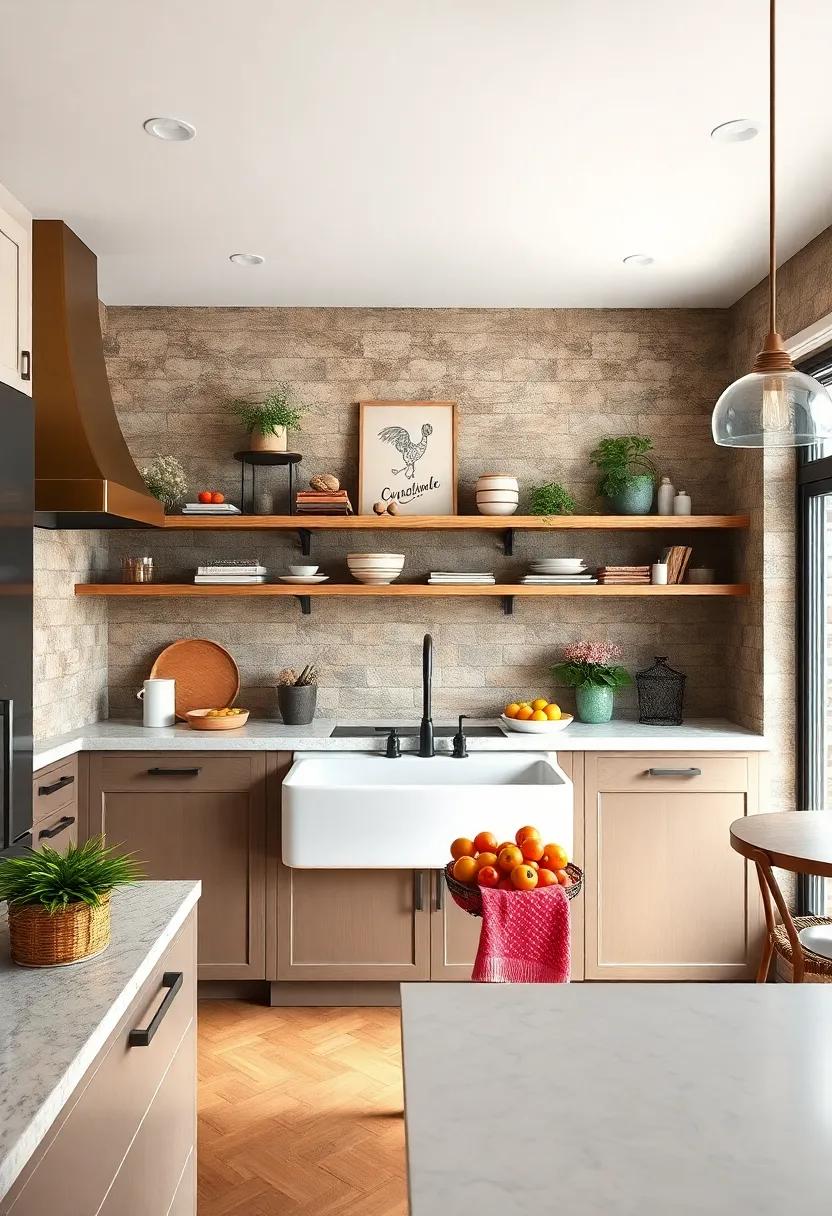 Farmhouse Sink: Opt for a large,‌ deep ‌sink as a functional centerpiece that blends modern utility with rustic flair