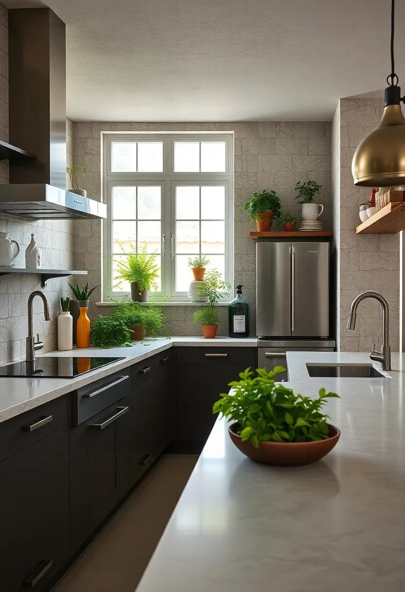 Herb Gardens: Incorporate ⁢a‌ small indoor herb garden‌ on windowsills or counters ⁤for fresh flavors and a green touch