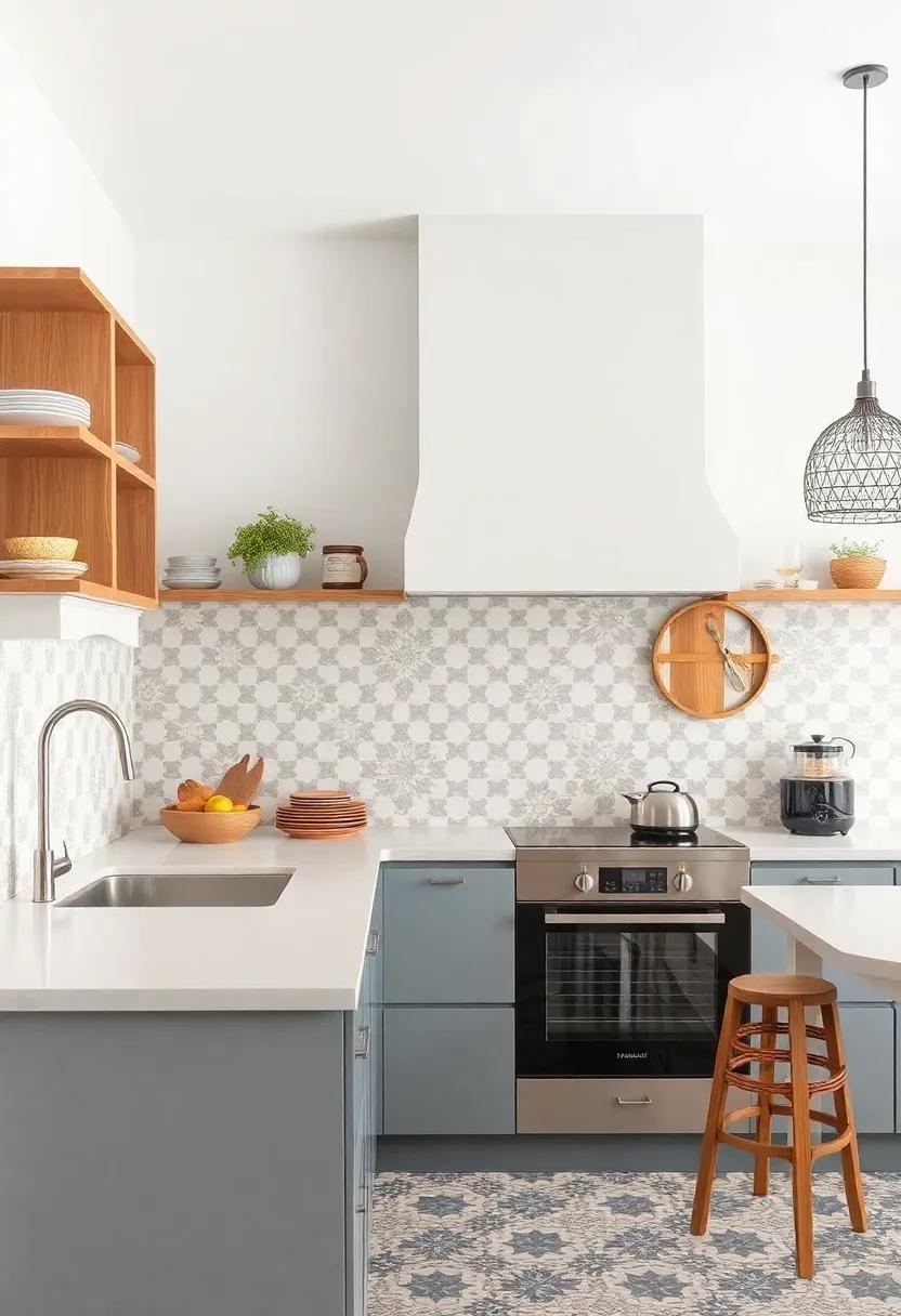 Global influences: Draw inspiration from various cultures by integrating items like Moroccan tiles, japanese kitchenware, or italian ceramics