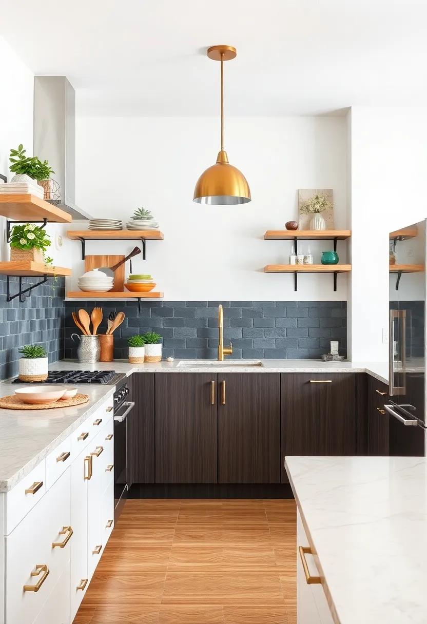 Mixed metals: Blend different metallic finishes in your fixtures and decor to create a modern yet eclectic aesthetic