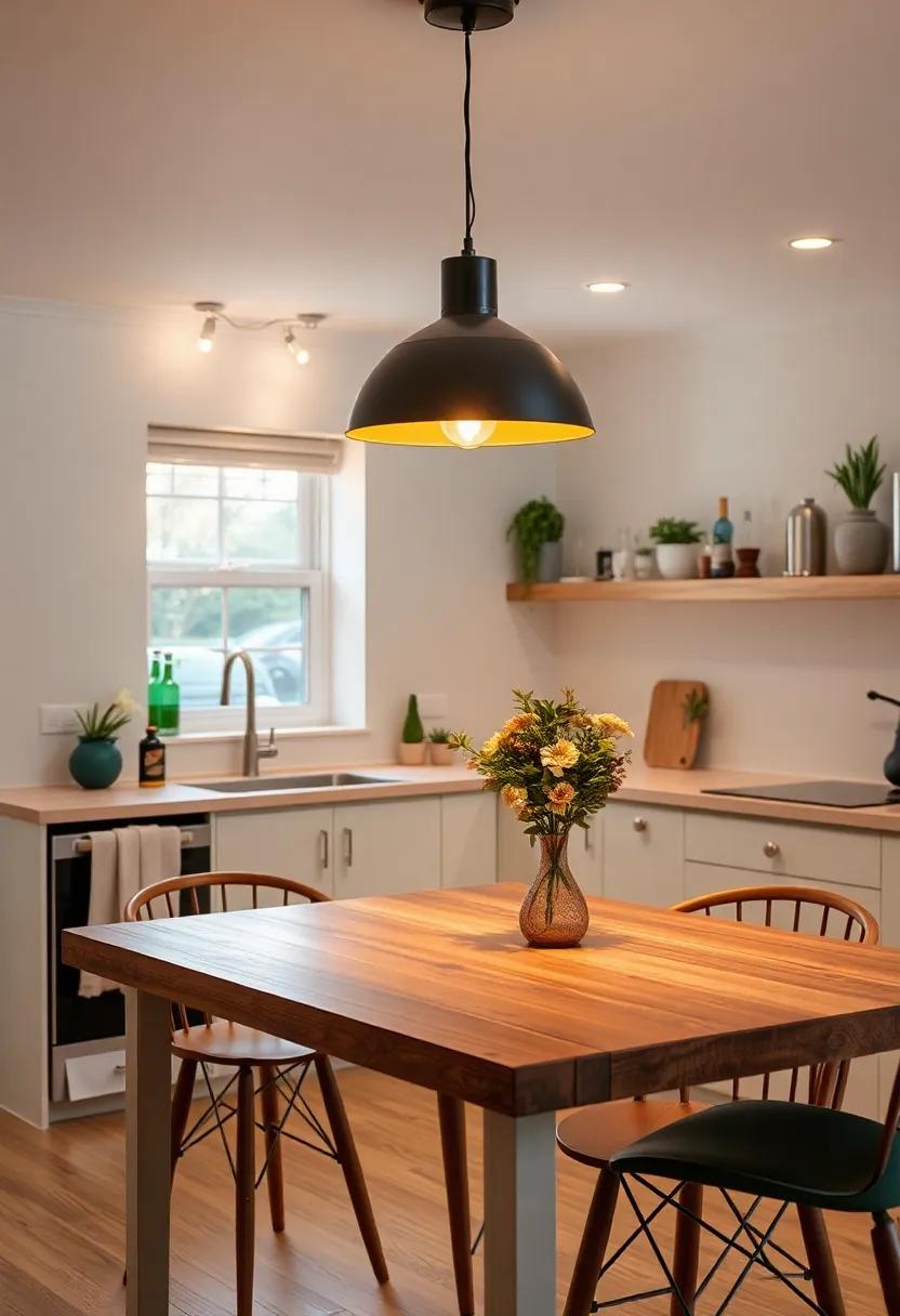 Mood lighting: Incorporate dimmable lights or fairy lights for versatility, allowing you to set different moods throughout the day