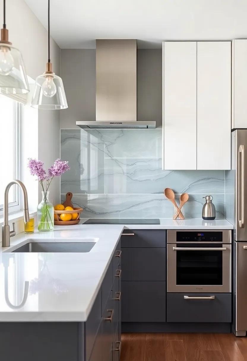 glass Backsplashes: Reflecting Light and Modern Style in your Space