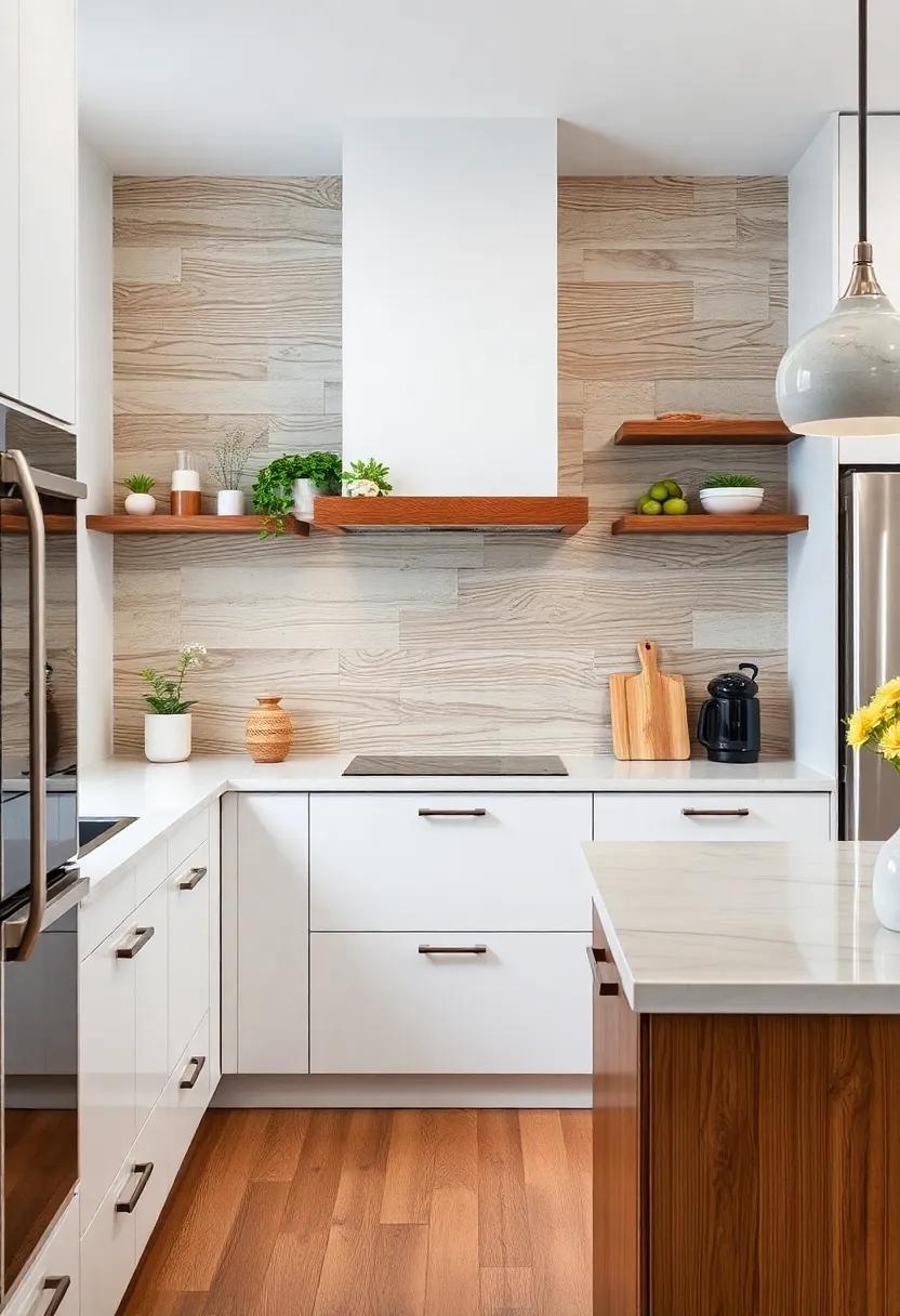 Wood Accents: merging Natural Elements with Kitchen Design