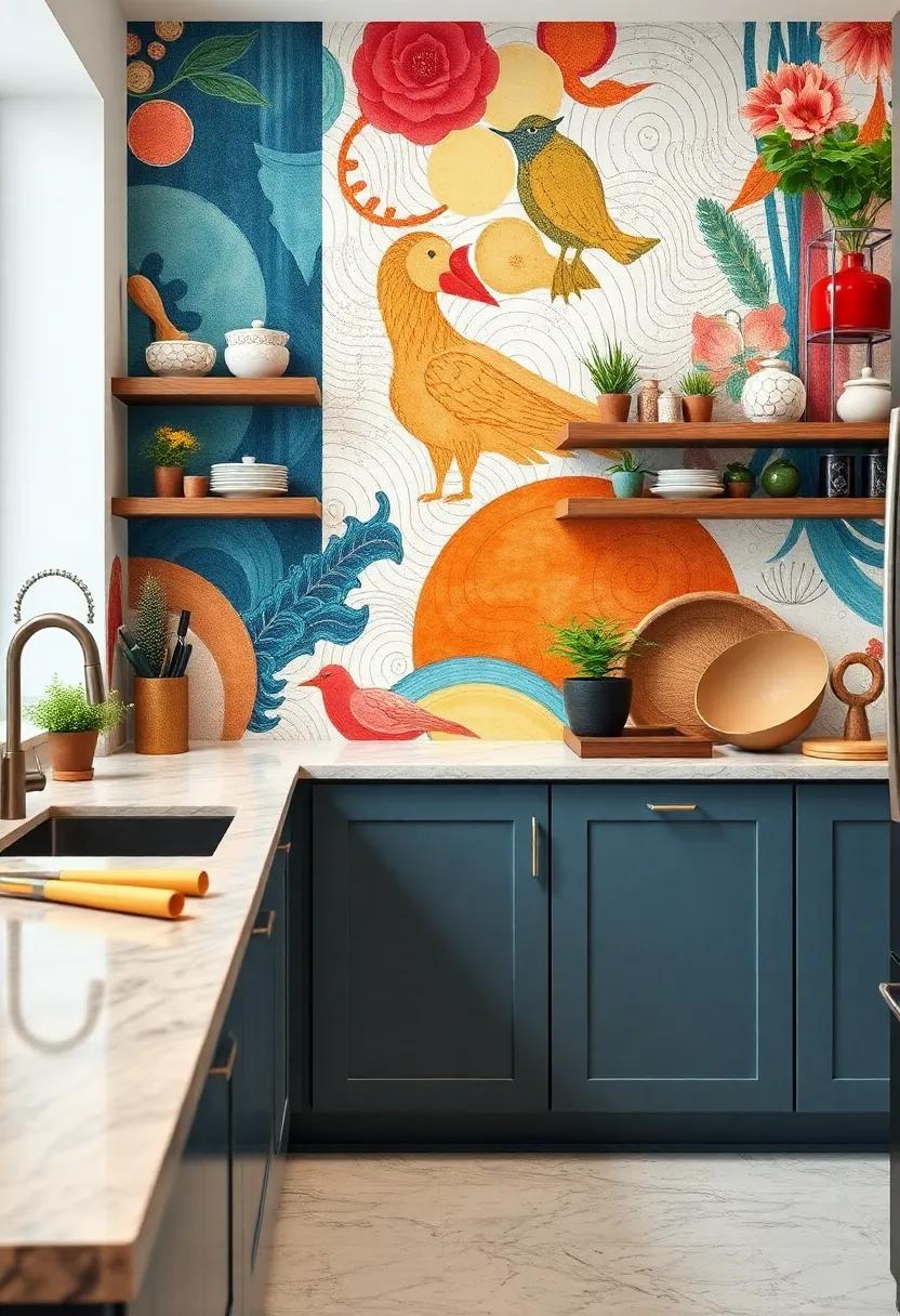 Artistic Murals: Turning Your Kitchen into a Canvas of Creativity