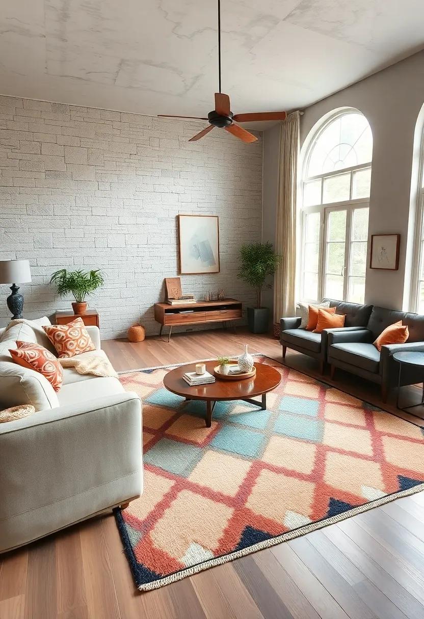 Vintage Meets Modern: Marry vintage furniture pieces with contemporary geometric⁣ rugs for ‌an ⁤eclectic look that encourages rich storytelling