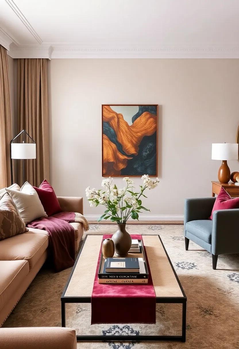 Use velvet table runners‍ on side tables for an unexpected pop of luxury that‍ ties elements together seamlessly